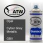 Preview: Opel, Cyber Grey Metallic, GBV: 400ml Sprühdose, von ATW Autoteile West.